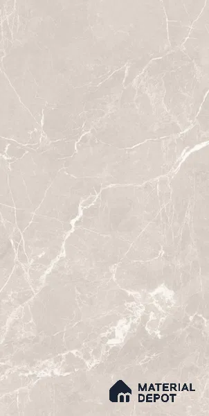 Marble Wall & Floor Tile TL 13433 Crystal Prime Argent 4 ft x 2 ft Glossy Finish Vitrified Tile - 9 mm | 3 Random Design | Suitable For Kitchen, Bathroom, Balcony