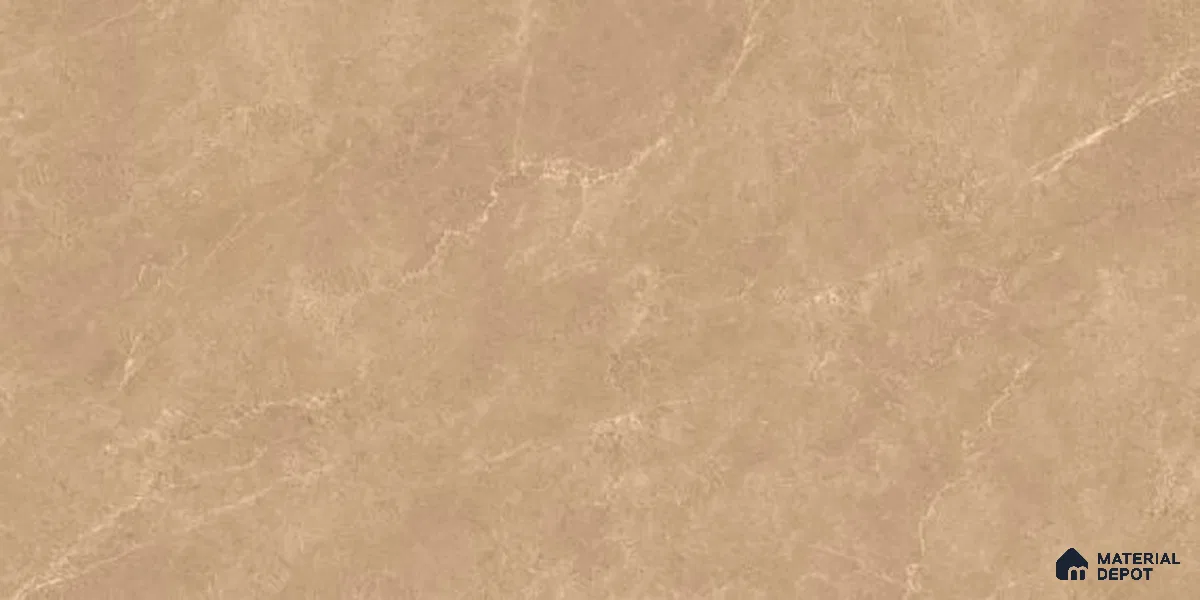 Marble Floor & Wall Tile TL 12704 B Glina Brown 4 ft x 2 ft Glossy Finish Vitrified Tile - 9 mm | 6 Random Design