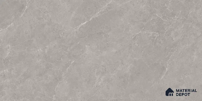 Marble Floor & Wall Tile TL 12704 D Glina Grey 4 ft x 2 ft Glossy Finish Vitrified Tile - 9 mm | 6 Random Design