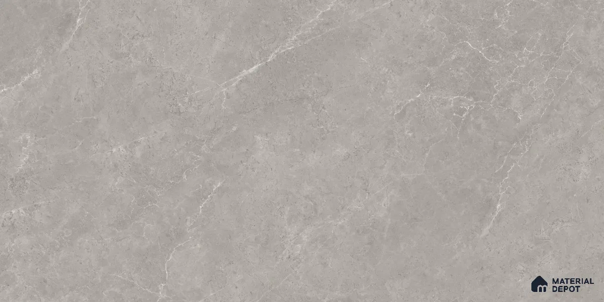 Marble Floor & Wall Tile TL 12704 D Glina Grey 4 ft x 2 ft Glossy Finish Vitrified Tile - 9 mm | 6 Random Design