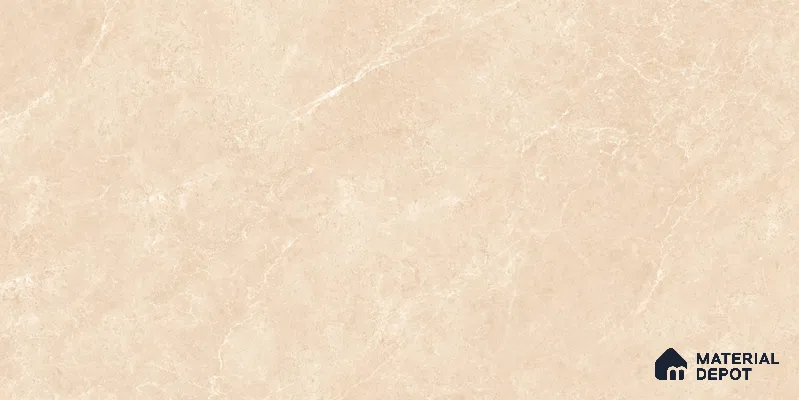 Marble Floor & Wall Tile TL 12704 Glina Beige 4 ft x 2 ft Glossy Finish Vitrified Tile - 9 mm | 6 Random Design