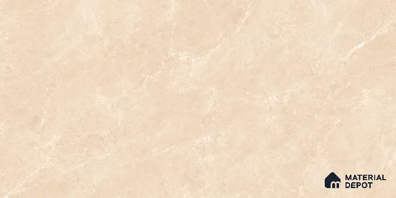 Marble Floor & Wall Tile TL 12704 Glina Beige 4 ft x 2 ft Glossy Finish Vitrified Tile - 9 mm | 6 Random Design