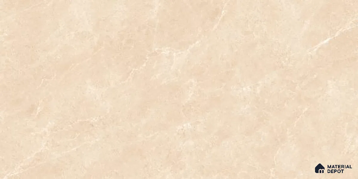 Marble Floor & Wall Tile TL 12704 Glina Beige 4 ft x 2 ft Glossy Finish Vitrified Tile - 9 mm | 6 Random Design