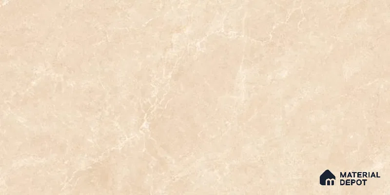 Marble Floor & Wall Tile TL 12704 Glina Beige 4 ft x 2 ft Glossy Finish Vitrified Tile - 9 mm | 6 Random Design