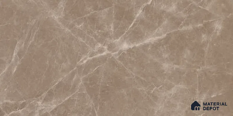 Marble Floor & Wall Tile TL 12706 B Rovat Brown 4 ft x 2 ft Glossy Finish Vitrified Tile - 9 mm | 5 Random Design