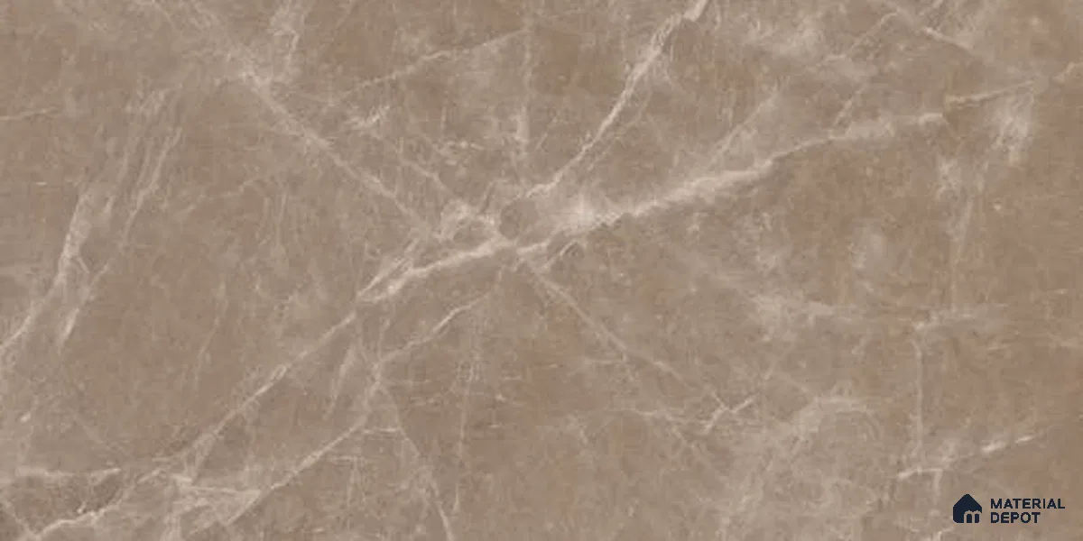 Marble Floor & Wall Tile TL 12706 B Rovat Brown 4 ft x 2 ft Glossy Finish Vitrified Tile - 9 mm | 5 Random Design
