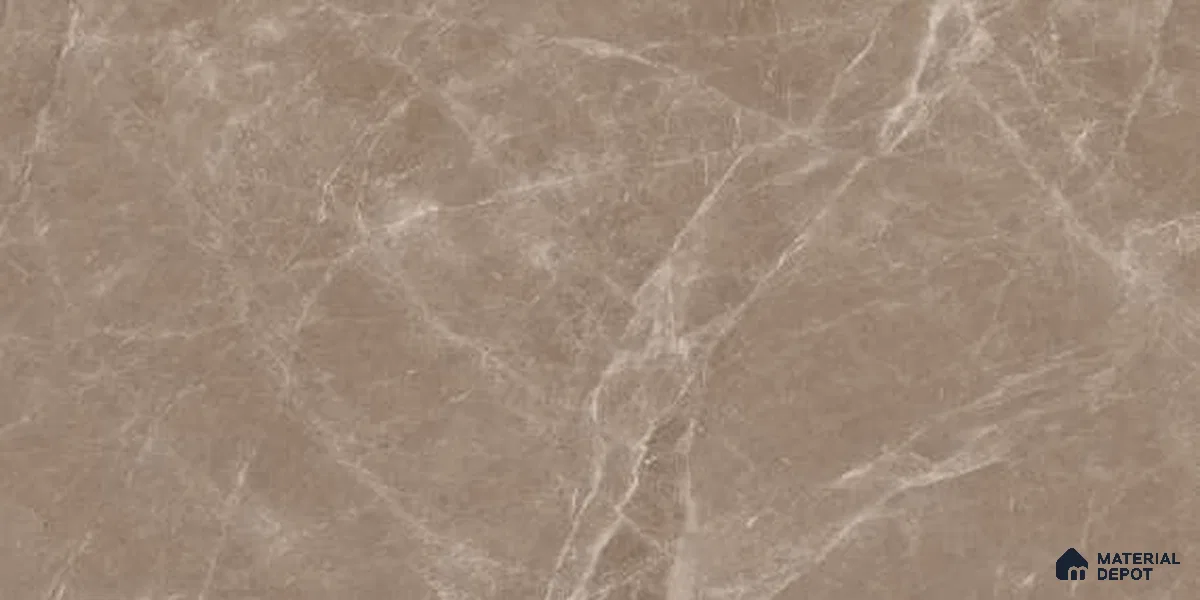 Marble Floor & Wall Tile TL 12706 B Rovat Brown 4 ft x 2 ft Glossy Finish Vitrified Tile - 9 mm | 5 Random Design