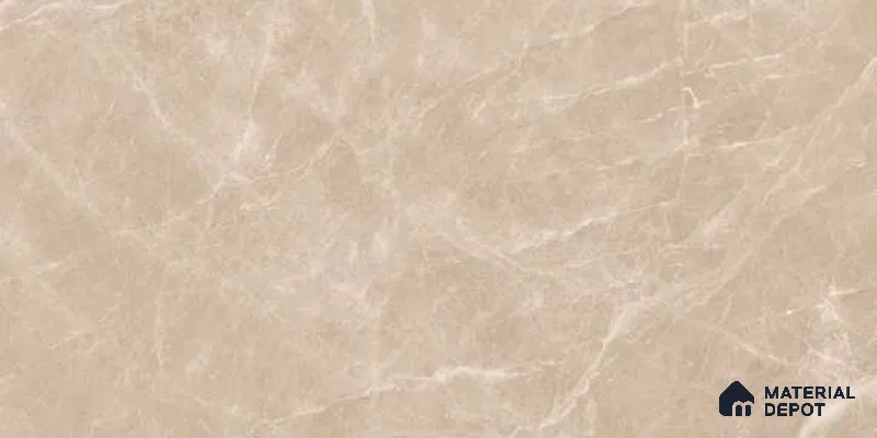 Marble Floor & Wall Tile TL 12706 Rovat Beige 4 ft x 2 ft Glossy Finish Vitrified Tile - 9 mm | 5 Random Design