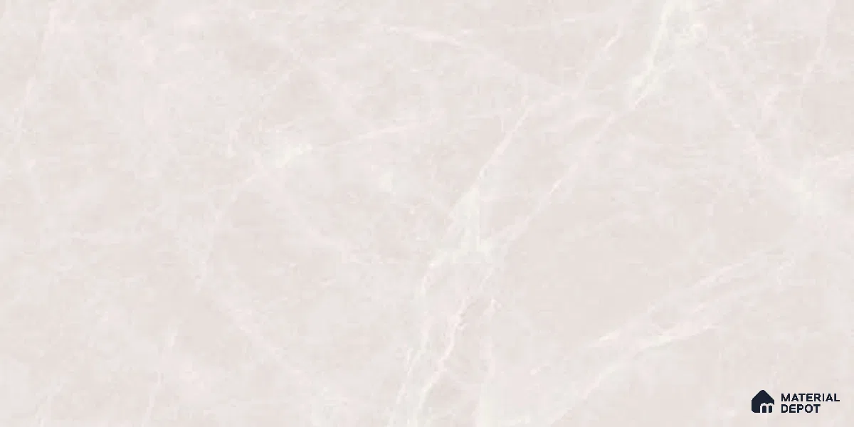 Marble Floor & Wall Tile TL 12706 C Rovat Bianco 4 ft x 2 ft Glossy Finish Vitrified Tile - 9 mm | 5 Random Design