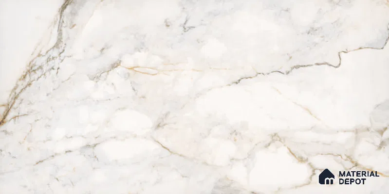 Marble Floor & Wall Tile TL 12781 Eagle Gold 4 ft x 2 ft Carving Matte Finish Vitrified Tile - 9 mm | 6 Random Design