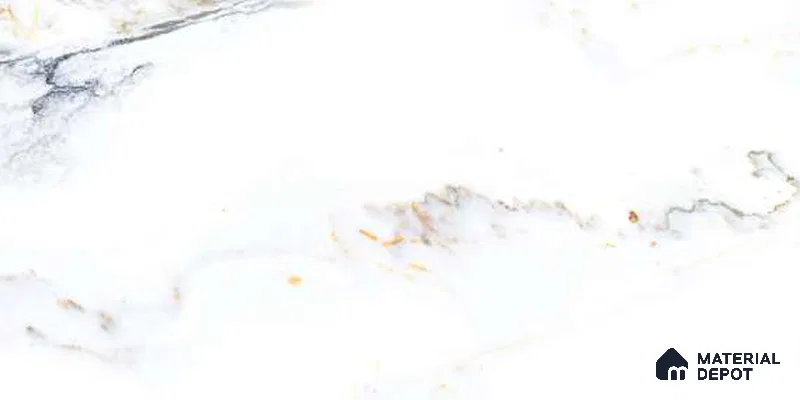 Marble Floor & Wall Tile TL 12699 Glacier Snowflake 4 ft x 2 ft Glossy Finish Vitrified Tile - 9 mm | 4 Random Design