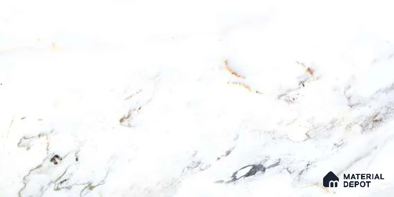 Marble Floor & Wall Tile TL 12699 Glacier Snowflake 4 ft x 2 ft Glossy Finish Vitrified Tile - 9 mm | 4 Random Design