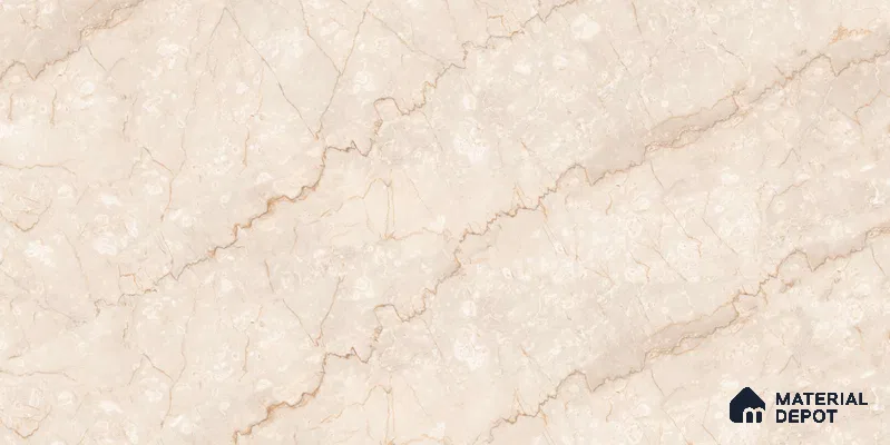 Marble Floor & Wall Tile TL 12749 Spectar Beige 4 ft x 2 ft Carving Matte Finish Vitrified Tile - 9 mm | 5 Random Design
