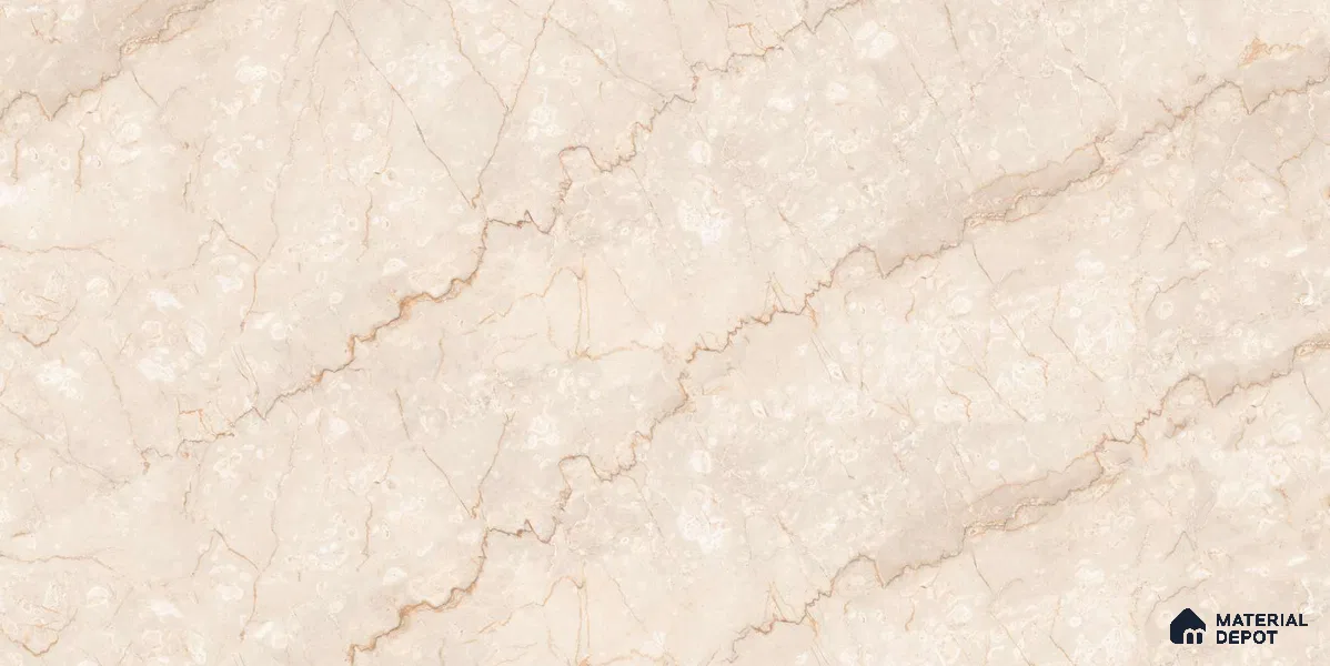 Marble Floor & Wall Tile TL 12749 Spectar Beige 4 ft x 2 ft Carving Matte Finish Vitrified Tile - 9 mm | 5 Random Design