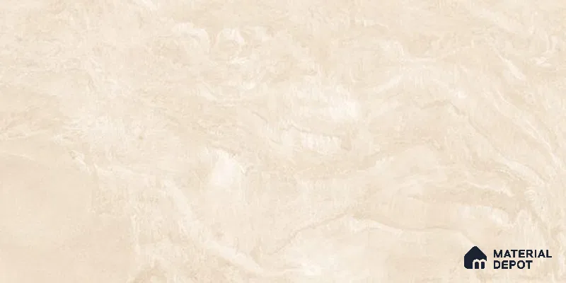 Marble Floor & Wall Tile TL 12703 Arctic Beige 4 ft x 2 ft Glossy Finish Vitrified Tile - 9 mm | 6 Random Design