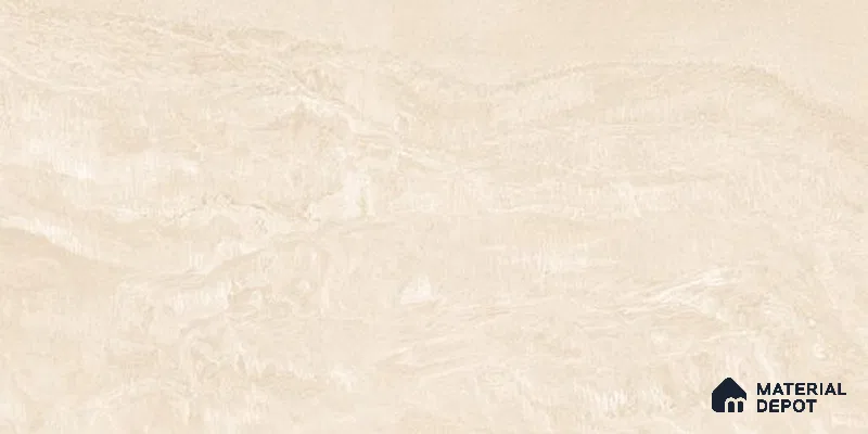 Marble Floor & Wall Tile TL 12703 Arctic Beige 4 ft x 2 ft Glossy Finish Vitrified Tile - 9 mm | 6 Random Design