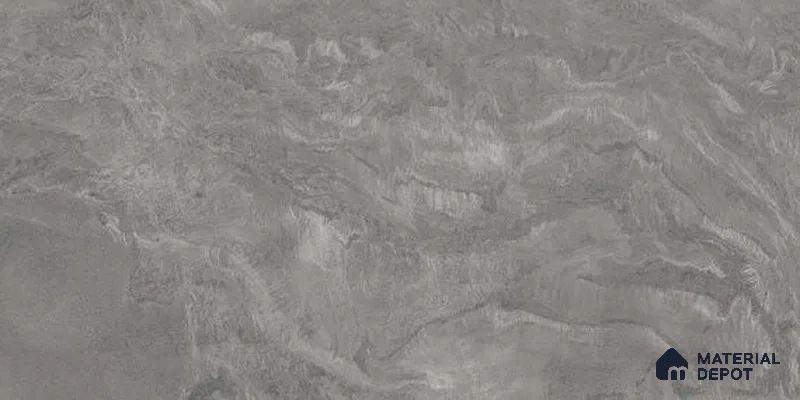 Marble Floor & Wall Tile TL 12703 D Artic Grey 4 ft x 2 ft Glossy Finish Vitrified Tile - 9 mm | 6 Random Design