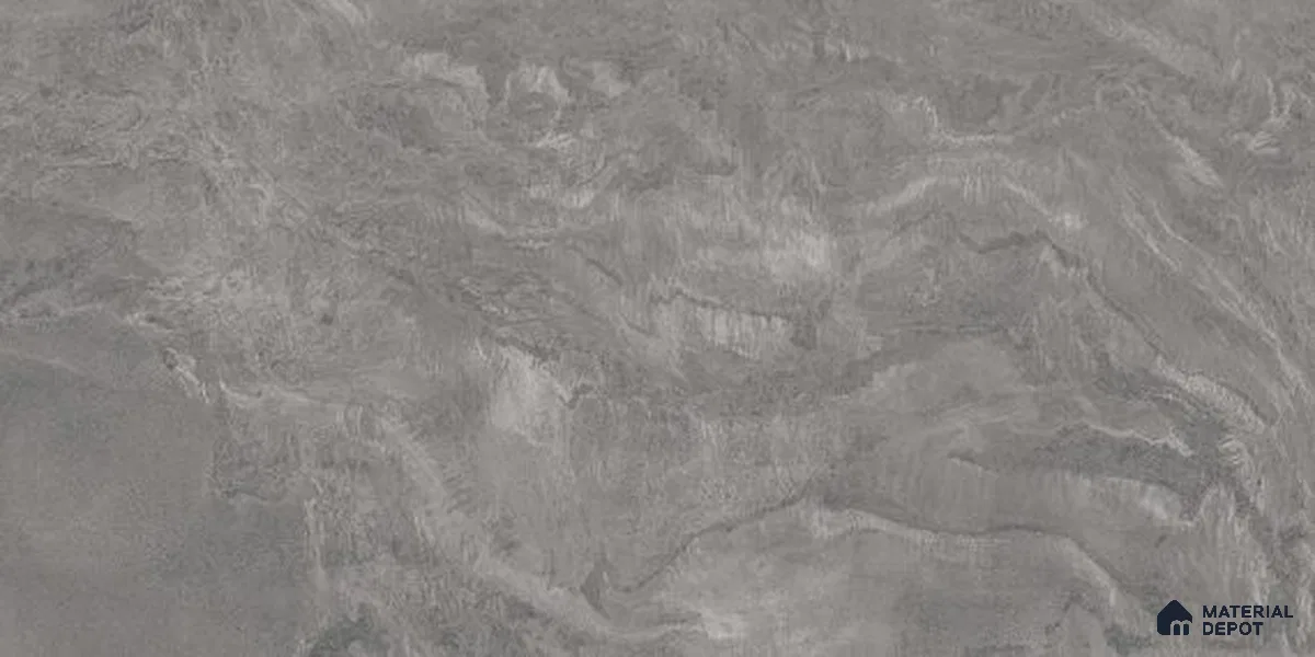 Marble Floor & Wall Tile TL 12703 D Artic Grey 4 ft x 2 ft Glossy Finish Vitrified Tile - 9 mm | 6 Random Design