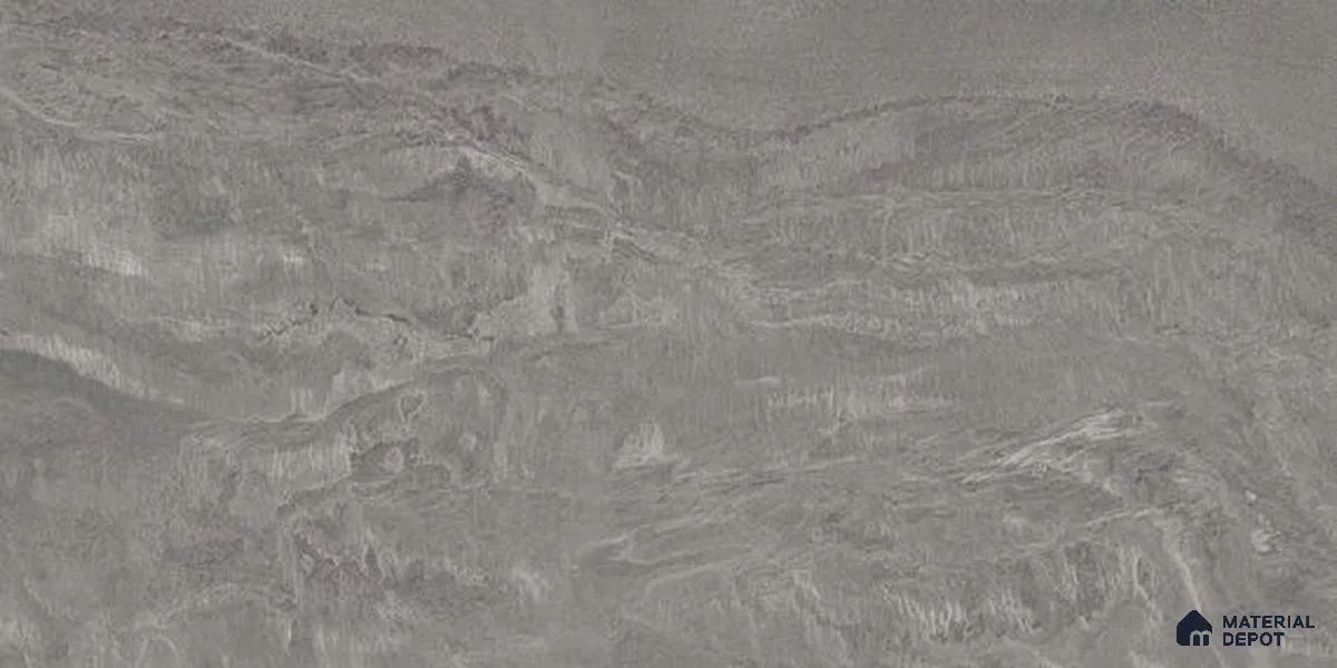 Marble Floor & Wall Tile TL 12703 D Artic Grey 4 ft x 2 ft Glossy Finish Vitrified Tile - 9 mm | 6 Random Design