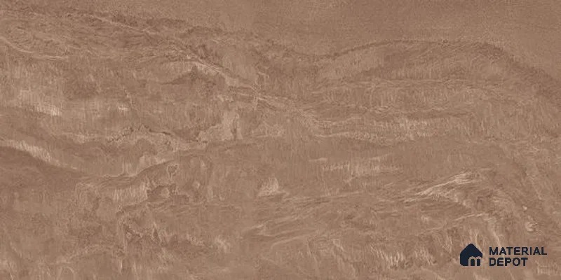Marble Floor & Wall Tile TL 12703 B Artic Brown 4 ft x 2 ft Glossy Finish Vitrified Tile - 9 mm | 6 Random Design
