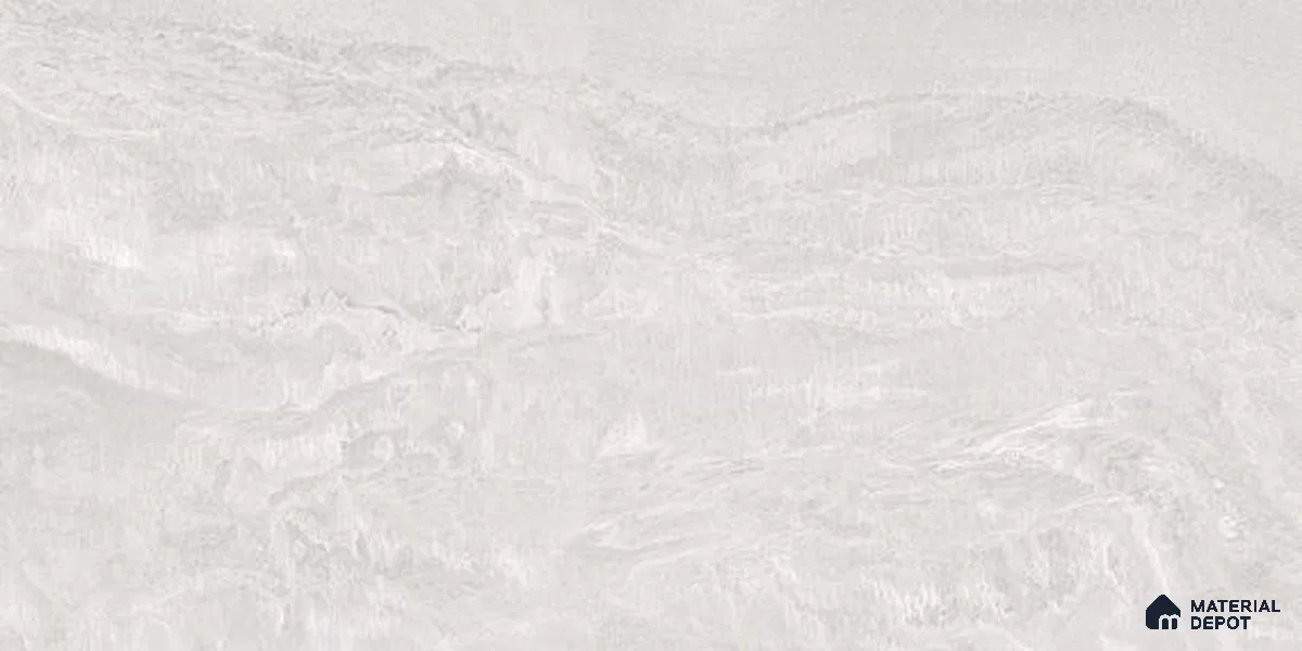 Marble Floor & Wall Tile TL 12703 C Artic Silver 4 ft x 2 ft Glossy Finish Vitrified Tile - 9 mm | 6 Random Design