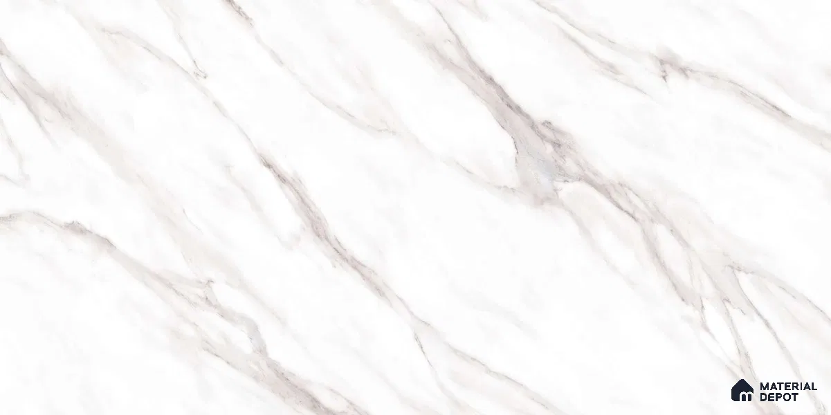 Marble Floor & Wall Tile TL 12697 Alicante Rough 4 ft x 2 ft Glossy Finish Vitrified Tile - 9 mm | 4 Random Design