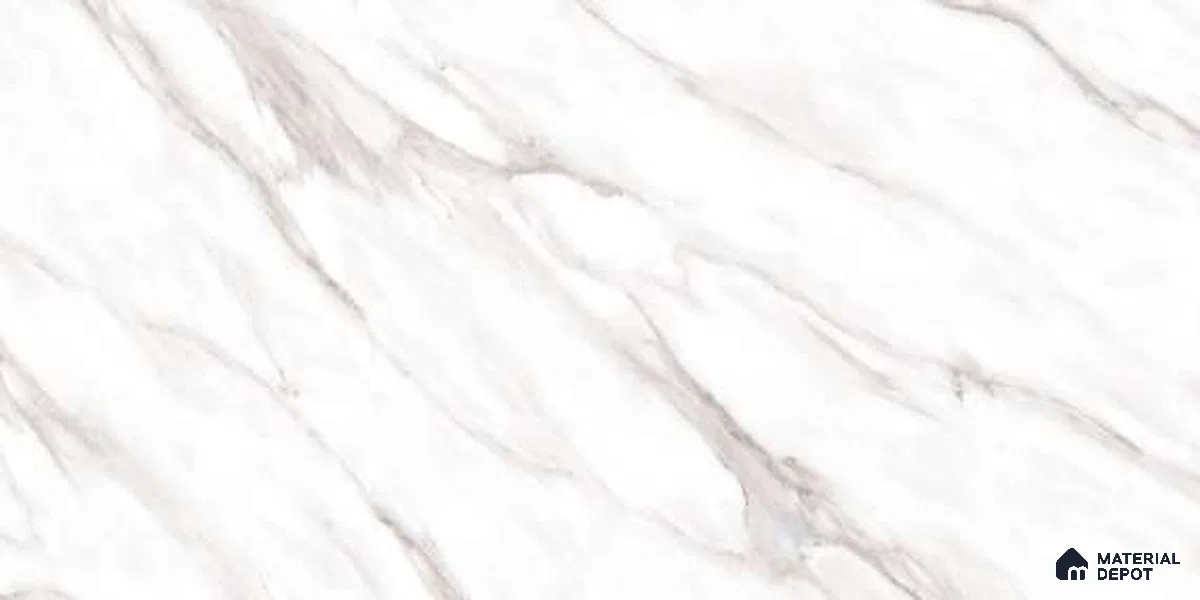 Marble Floor & Wall Tile TL 12697 Alicante Rough 4 ft x 2 ft Glossy Finish Vitrified Tile - 9 mm | 4 Random Design