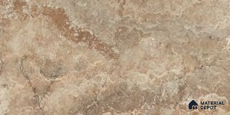 Marble Floor & Wall Tile TL 12711 B Raw Brown 4 ft x 2 ft Glossy Finish Vitrified Tile - 9 mm | 4 Random Design