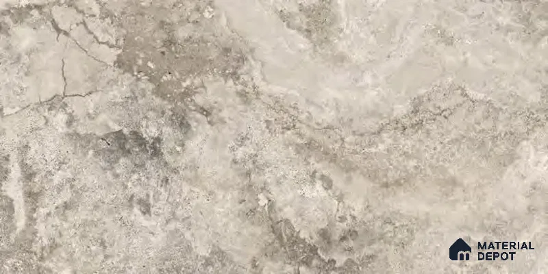 Marble Floor & Wall Tile TL 12711 Raw Black 4 ft x 2 ft Glossy Finish Vitrified Tile - 9 mm | 4 Random Design