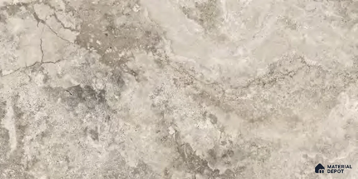 Marble Floor & Wall Tile TL 12711 Raw Black 4 ft x 2 ft Glossy Finish Vitrified Tile - 9 mm | 4 Random Design