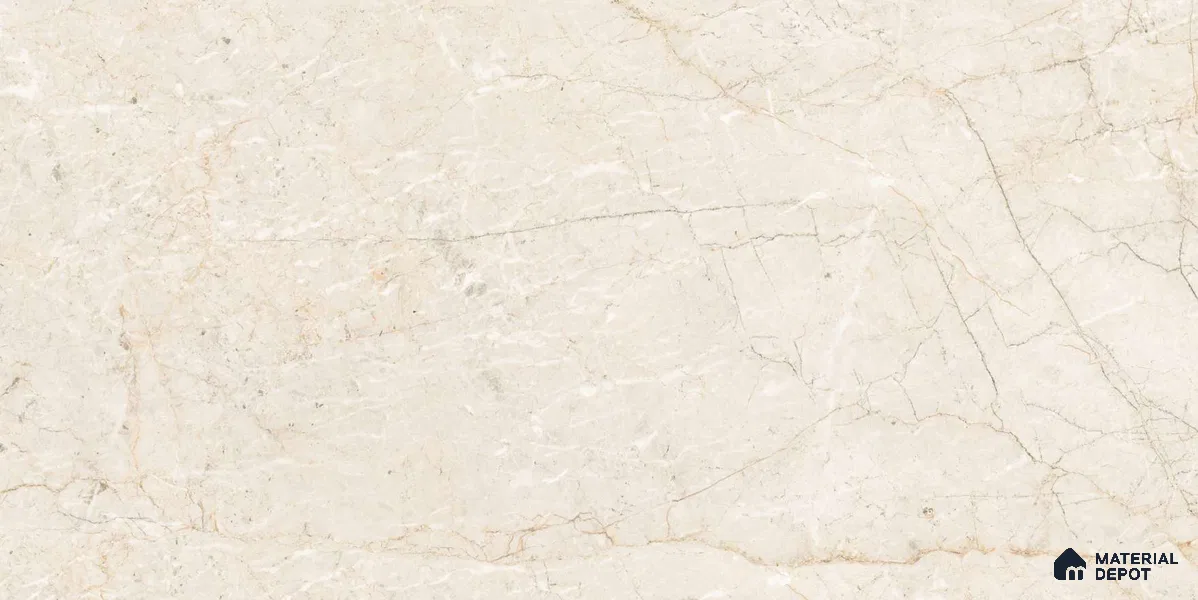 Marble Floor & Wall Tile TL 12744 Lava Cream 4 ft x 2 ft Carving Matte Finish Vitrified Tile - 9 mm | 4 Random Design