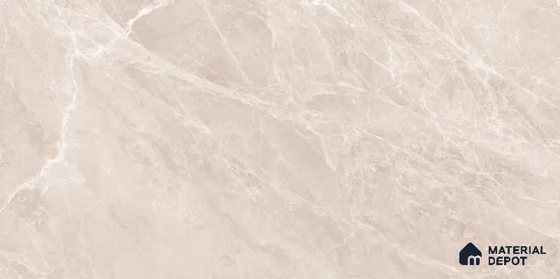 Marble Floor & Wall Tile TL 12784 Tumia Crema 4 ft x 2 ft Carving Matte Finish Vitrified Tile - 9 mm | 4 Random Design