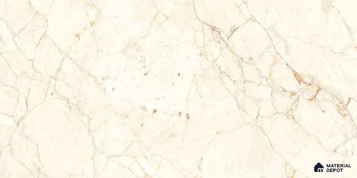 Marble Floor & Wall Tile TL 12702 Sisiliya Beige 4 ft x 2 ft Glossy Finish Vitrified Tile - 9 mm | 3 Random Design