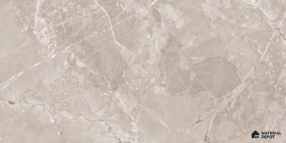 Marble Floor & Wall Tile TL 12710 Omani Rock 4 ft x 2 ft Glossy Finish Vitrified Tile - 9 mm | 4 Random Design