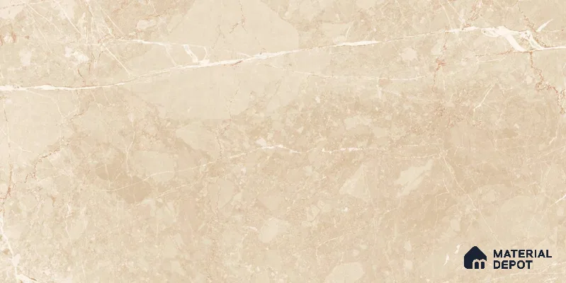 Marble Floor & Wall Tile TL 12710 B Omani Soft 4 ft x 2 ft Glossy Finish Vitrified Tile - 9 mm | 4 Random Design