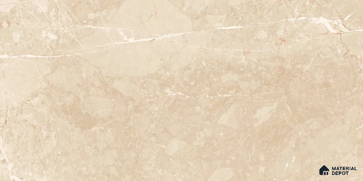 Marble Floor & Wall Tile TL 12710 B Omani Soft 4 ft x 2 ft Glossy Finish Vitrified Tile - 9 mm | 4 Random Design