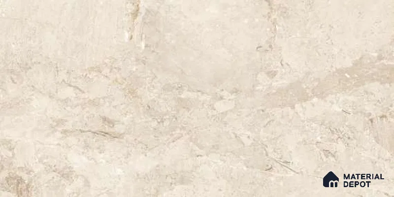 Marble Floor & Wall Tile TL 12705 C Pizar Crema 4 ft x 2 ft Glossy Finish Vitrified Tile - 9 mm | 6 Random Design