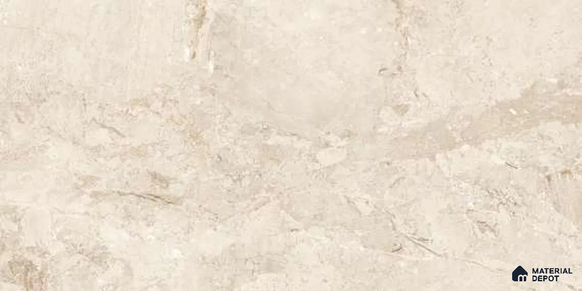 Marble Floor & Wall Tile TL 12705 C Pizar Crema 4 ft x 2 ft Glossy Finish Vitrified Tile - 9 mm | 6 Random Design
