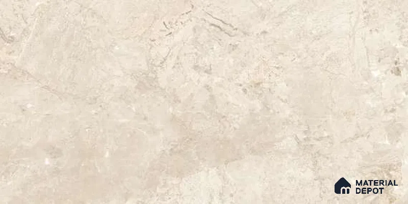 Marble Floor & Wall Tile TL 12705 C Pizar Crema 4 ft x 2 ft Glossy Finish Vitrified Tile - 9 mm | 6 Random Design
