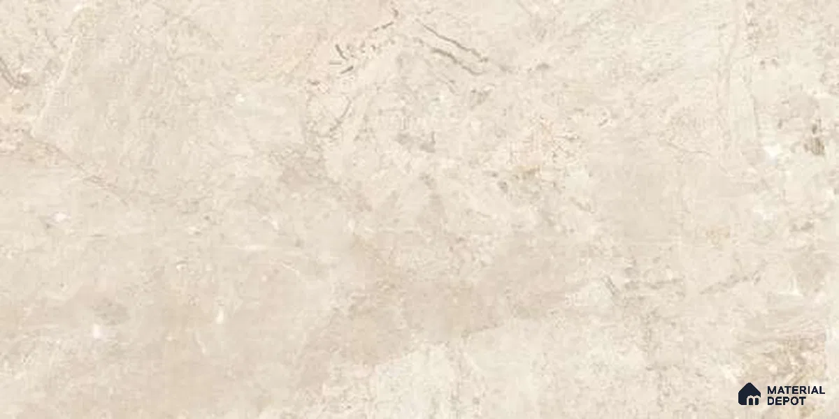 Marble Floor & Wall Tile TL 12705 C Pizar Crema 4 ft x 2 ft Glossy Finish Vitrified Tile - 9 mm | 6 Random Design