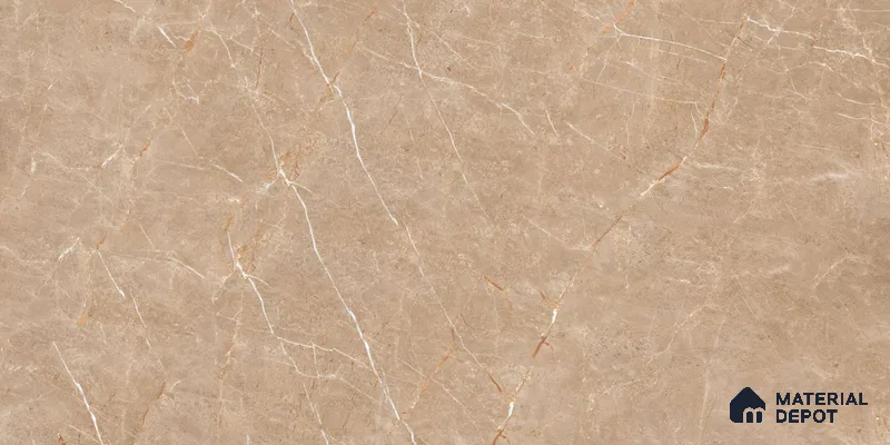 Marble Floor & Wall Tile TL 12745 Rocher Camel 4 ft x 2 ft Carving Matte Finish Vitrified Tile - 9 mm | 4 Random Design