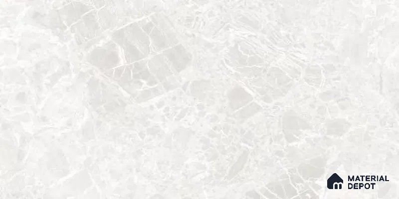 Marble Floor & Wall Tile TL 12708 B Embrace Bianco 4 ft x 2 ft Glossy Finish Vitrified Tile - 9 mm | 5 Random Design
