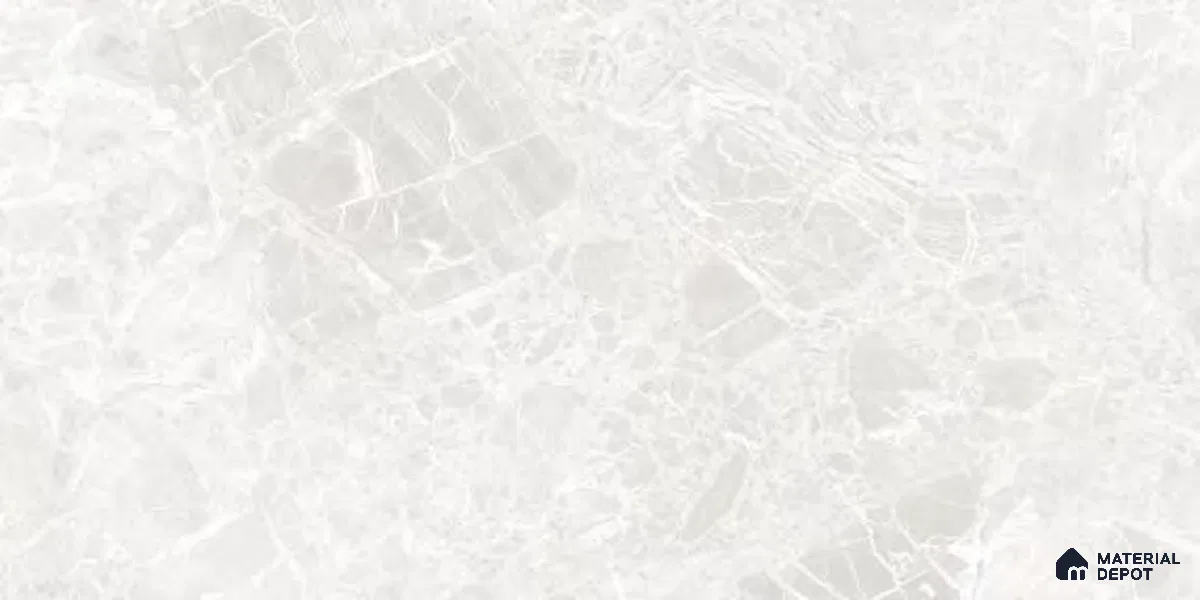 Marble Floor & Wall Tile TL 12708 B Embrace Bianco 4 ft x 2 ft Glossy Finish Vitrified Tile - 9 mm | 5 Random Design