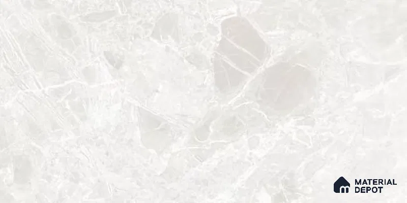 Marble Floor & Wall Tile TL 12708 B Embrace Bianco 4 ft x 2 ft Glossy Finish Vitrified Tile - 9 mm | 5 Random Design