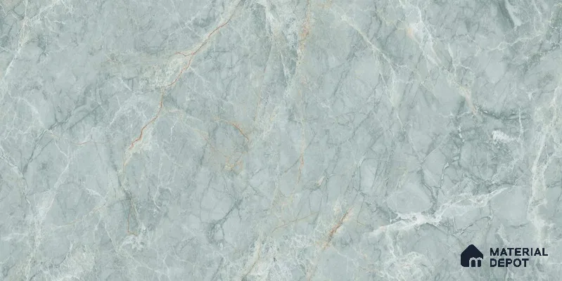 Marble Floor & Wall Tile TL 12696 Mystic Aqua 4 ft x 2 ft Matte Finish Vitrified Tile - 9 mm