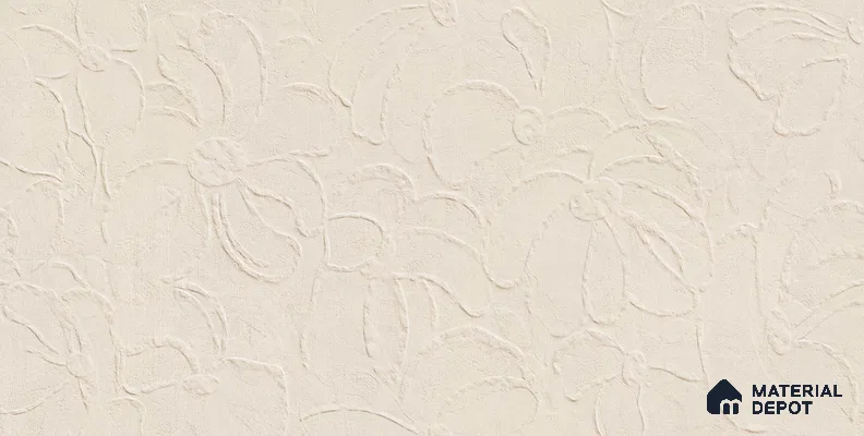 Punch Wall Tile TL 13265 Plaster Avorio Bloom 4 ft x 2 ft Punch Matte Finish Vitrified Tile - 9 mm | 5 Random Design
