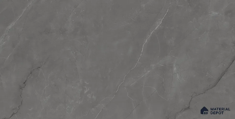 Marble Wall & Floor Tile TL 13426 G Emporio Graphite Base 4 ft x 2 ft Matte Finish Vitrified Tile - 9 mm | Suitable For Kitchen, Bathroom, Balcony