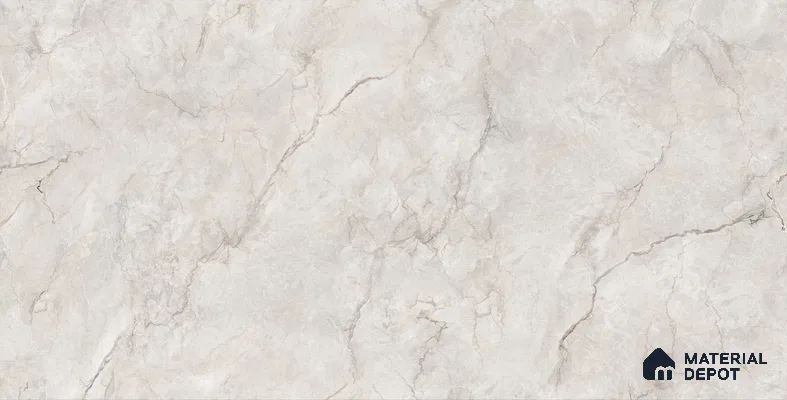 Marble Wall & Floor Tile TL 13430 C Storm Silver Base 4 ft x 2 ft Matte Finish Vitrified Tile - 9 mm | Suitable For Kitchen, Bathroom, Balcony