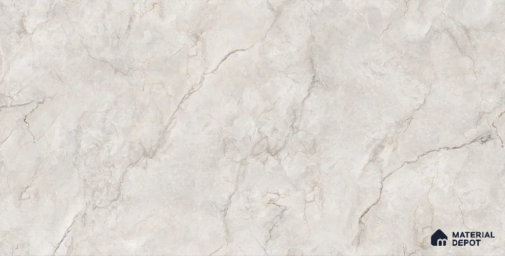 Marble Wall & Floor Tile TL 13430 C Storm Silver Base 4 ft x 2 ft Matte Finish Vitrified Tile - 9 mm | Suitable For Kitchen, Bathroom, Balcony