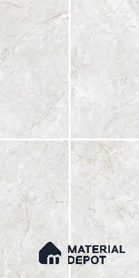 Marble Floor & Wall Tile TL 12959 B Bonita Grey 4 ft x 2 ft Matte Finish Vitrified Tile - 9 mm | 4 Random Design | Suitable For Accent/Feature Wall, Kitchen, Dining Area
